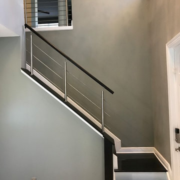 Espresso Oak w/ Stainless Steel Railings
