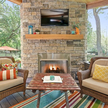 Beautiful Olathe Covered Deck