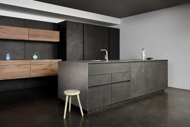 Inspiration for a contemporary kitchen in Le Havre.