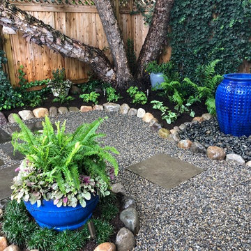 Pea Gravel Sitting Area