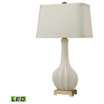 Elk Home D2596-LED Fluted Ceramic - 34" 9.5W 1 LED Table Lamp