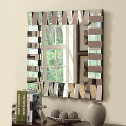 Contemporary Square Wall Mirror - Wall Mirrors