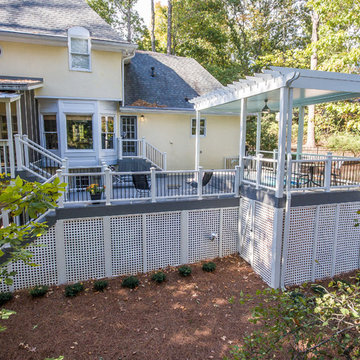 Clean White Exterior Features
