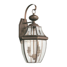 Sea Gull Lighting 2-Light Outdoor Lantern, Bronze