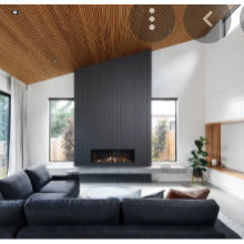 3 Silver Leaf - Fireplace Wall In Great Room