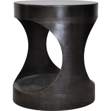 Eclipse Round Side Table - Metal