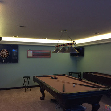 Man Cave Game Room LED Lighting