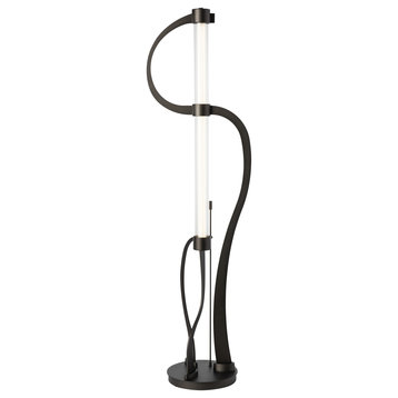 Pulse Floor Lamp, Oil Rubbed Bronze Finish, Clear Glass