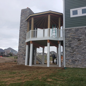 Union | 2-Story Covered Octagon Custom Deck