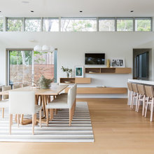 Glass to deck terrace