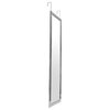 14"x50" Over the Door Full Length Mirror, Silver