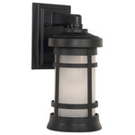 Craftmade - Resilience Lanterns 1 Light Outdoor Wall Light, Textured Black, 6" - Craftmade's Resilience Lanterns collection features 3 different styles molded of durable non-corrosive UV resistant resins warranted for 5 years. These lanterns are at home even in the harshest environments.