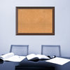 Framed Cork Board, Cyprus Walnut Wood, 45x33