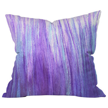 Sophia Buddenhagen Purple Stream Throw Pillow
