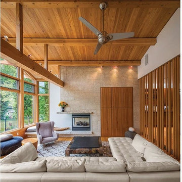 Assiniboine River House | Living Room