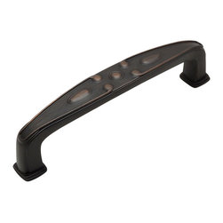 Cosmas - Cabinet Pull, 3-3/4" Hole Centers, Oil Rubbed Bronze, Set of 25 - Cabinet And Drawer Handle Pulls