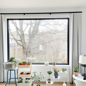 Soft Flowing Wave Effect Window Curtains