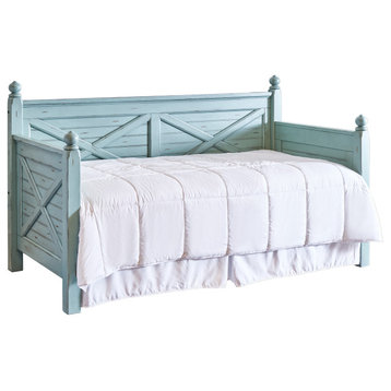 Picket House Furnishings Skylar Twin Daybed in Distressed Blue