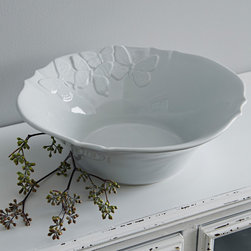 dove grey butterfly bowl - Bowls