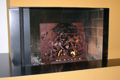 Contemporary Fireplace Sculpture