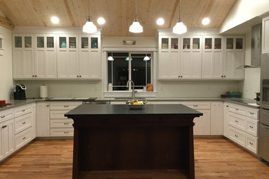 Mountain style kitchen photo in Seattle