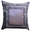 3D Antique Sequins Purple Shams, Art Silk 24"x24" Pillow Sham, Purple Glamor