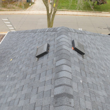 Asphalt Shingles Certainteed Landmark Moire Black Roof Installation
