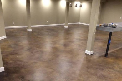 a. CONCRETE STAINING AND SEALING