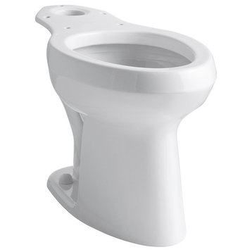 Kohler K-4304-SS Highline Elongated Chair Height Toilet Bowl Only - White