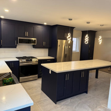 Haliburton Kitchen in Marine Blue