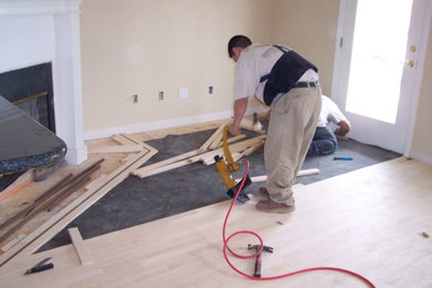 Hardwood Floor Install