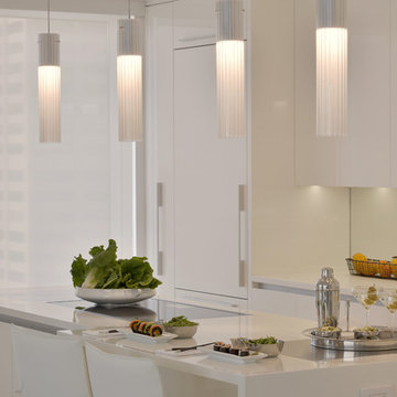 Crisp & Clean White Kitchen in NYC