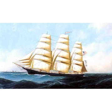 Antonio Jacobsen The Clipper Ship -Triumphant- Wall Decal Print