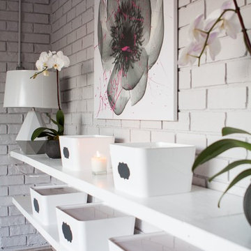 Pink Office Space - Organizing and Design