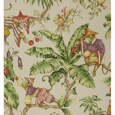 Monkey Fabric Tropical Jungle, Standard Cut