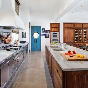 Officine Gullo | Stainless Steel & Polished Chrome Kitchen