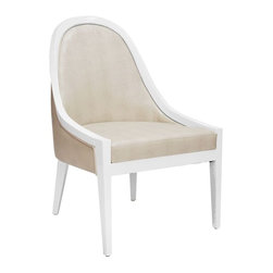 Worlds Away Browning Lacquer Chair - Dining Chairs