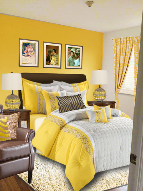Does my bedroom look pretty much Yellow?