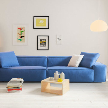 Gray Contemporary Sofa