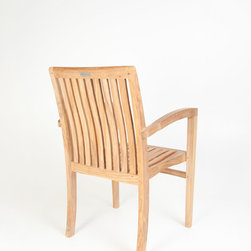 Wintons Teak Plato Stacking Chair - Outdoor Dining Chairs