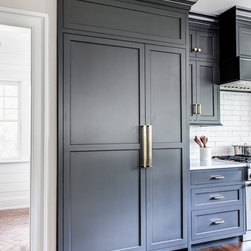 Summit, NJ &ndash; Transitional &ndash; Gray Kitchen Cabinetry - Kitchen Cabinetry