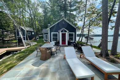 Inspiration for a coastal patio remodel in Other