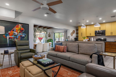 Living room photo in Phoenix