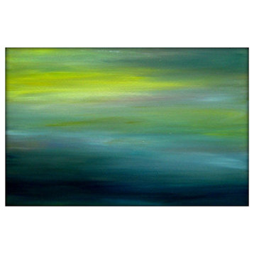 Large Original Seascape Abstract Canvas Contemporary/Modern Painting by Gina Per