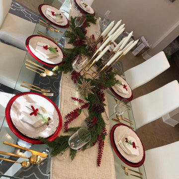 Christmas Dining Table Decor