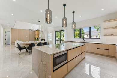 Example of a minimalist kitchen design in DC Metro