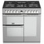 Sterling S900DF 90 cm Dual Fuel Range Cooker, Stainless Steel