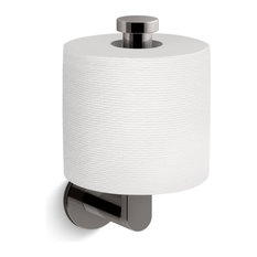 Kohler Composed Vertical Toilet Tissue Holder, Vibrant Titanium