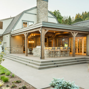 Tualatin River Rustic I Large Addition featuring Outdoor Living & Guest Suite