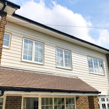 James Hardie cladding and new porch installation in Bromley, South London